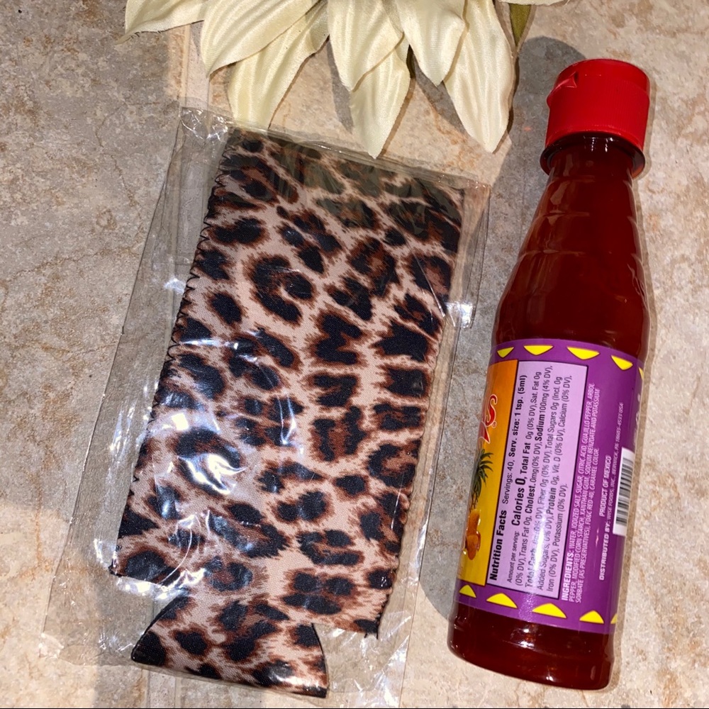 Glass bottle koozie